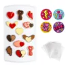 Kit Molde Termoformado Corazones para Chocolate - Decora