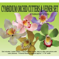 Kit orquidea Cymbidium: cortadores y marcador