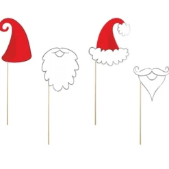 Kit de 4 Accesorios Santa Claus y Elfo