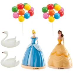 Kit para Decorar Tartas Princesas Disney
