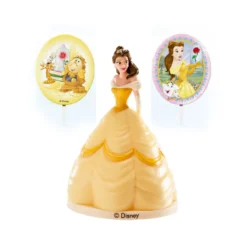 Kit Princesa Bella para Decorar Tartas