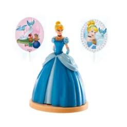 Kit Princesa Cenicienta para Decorar Tartas