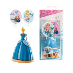 Kit Princesa Cenicienta para Decorar Tartas