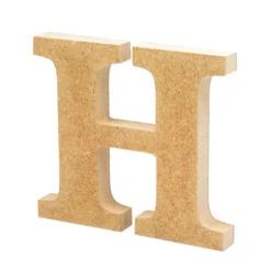 Letra de madera H 12cm