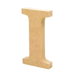 Letra de madera I 12cm