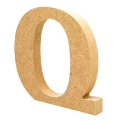 Letra de madera Q 12cm