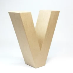 Letra V de Cartón 17cm