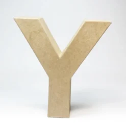 Letra Y de Cartón 17cm