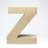 Letra Z de Cartón 17cm