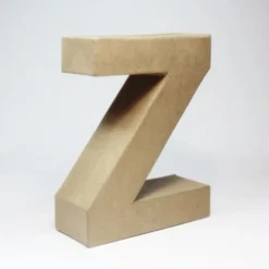 Letra Z de Cartón 17cm
