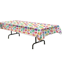 Mantel de plástico 40 años