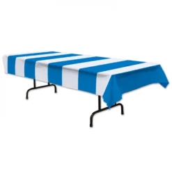 Mantel de plástico Azul y Blanco