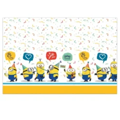 Mantel de Plástico Lovely Minions