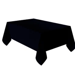 Mantel de plástico negro