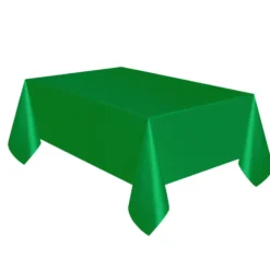 Mantel de plástico verde