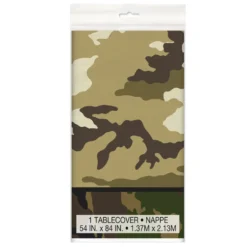 Mantel Plástico Camuflaje Militar