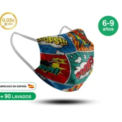 Mascarilla Reutilizable de Tela - Infantil Modelo 16
