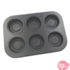 Molde de Acero para 6 Tartaletas de 6,5 cm