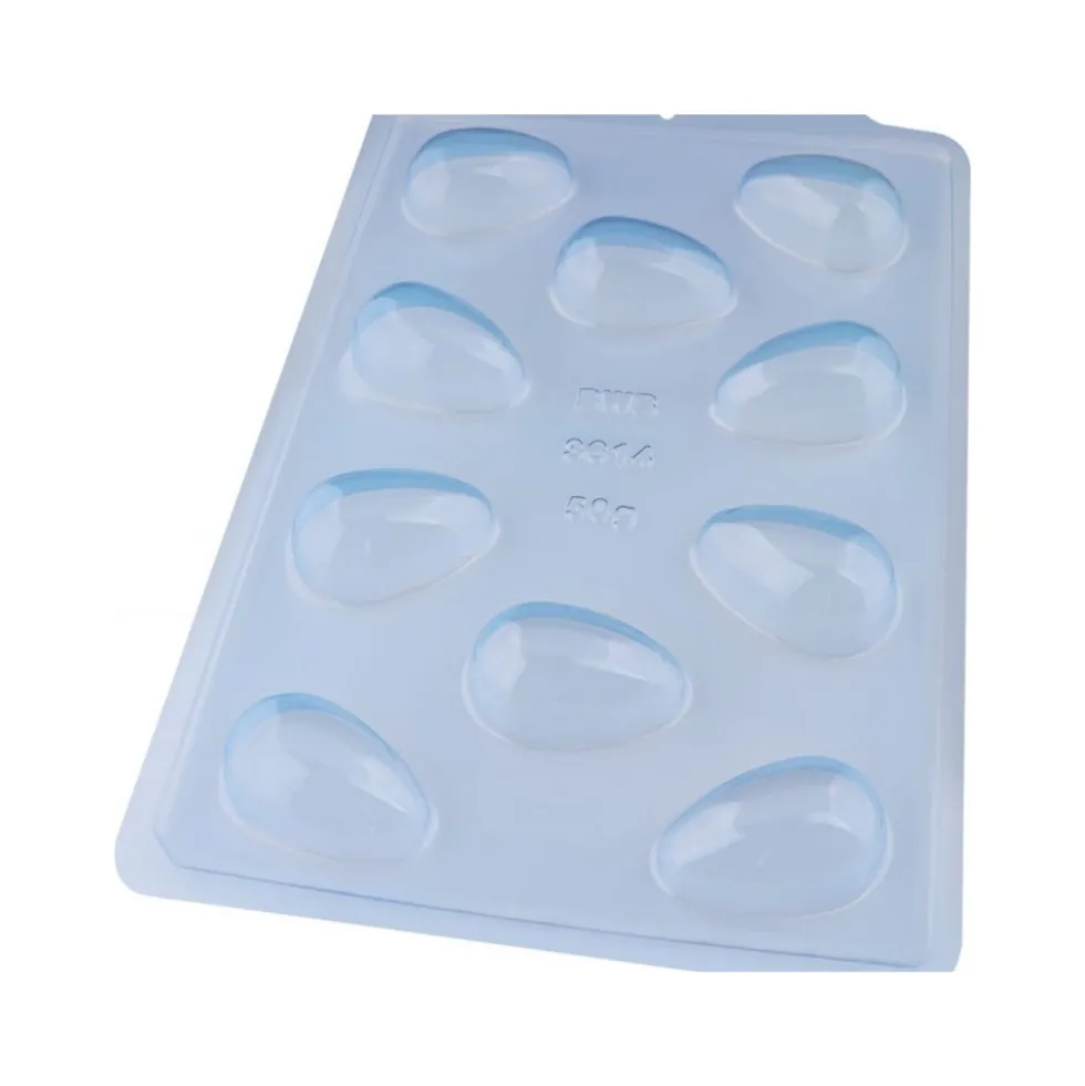 Molde para Chocolate Huevo Liso 6 cm - 3 piezas