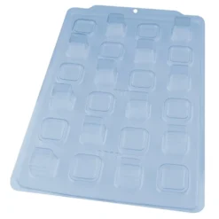 Molde para Chocolate Mini Caja Cuadrada 24 Cav - Bwb