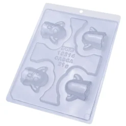 Molde para Chocolate Mini Fantasmas Halloween - Bwb
