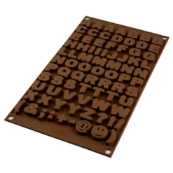Molde Silicona Chocolate Abc - Silikomart