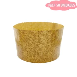 Molde de Papel para Panettone Mini 100 gr 50 Ud