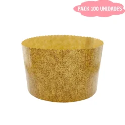 Molde de Papel para Panettone Mini (Panettoncino) - 100 gr 100 Ud