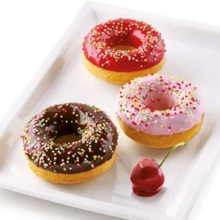Molde de Silicona para Donuts 6 Cavidades