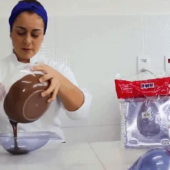 Molde para Chocolate Balones de Fútbol 4 Cav - Bwb