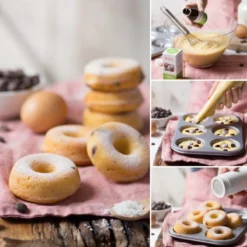 Molde para Donuts de Acero 6 Cavidades - DECORA