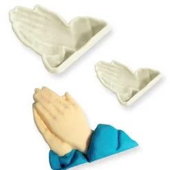 Molde para fondant y pasta de goma Manos Rezando