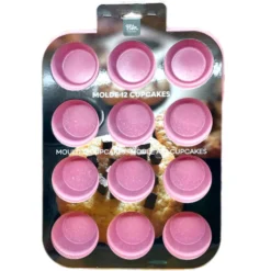 Molde para 12 Muffins o Cupcakes