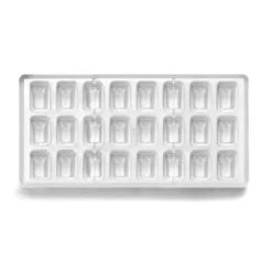 Molde policarbonato bombones Cónico Rectangular