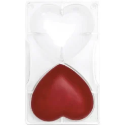 Molde Policarbonato Corazones 10 cm