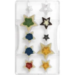 Molde Policarbonato Estrellas