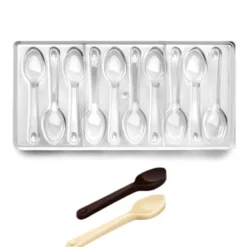 Molde policarbonato para chocolate Cucharitas