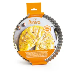 Molde Redondo Desmontable para Tarta y Quiche 25 cm