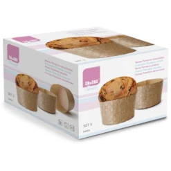 Moldes de Papel para Panettone de 900 gr 5 ud