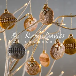 Molde Silicona Bolas de Navidad - Karen Davies
