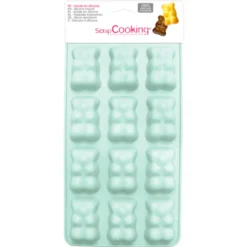Molde Silicona 3D Ositos Teddy - Scrapcooking