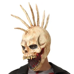 Máscara de Látex Calavera con Cresta de Huesos