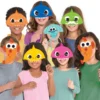 Máscaras de Cartón Baby Shark 8 ud