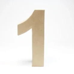 Número 1 de Cartón 17cm