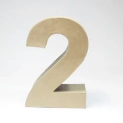 Número 2 de Cartón 17cm