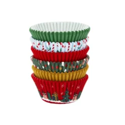 Pack 150 Cápsulas de Papel Navidad