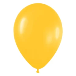 Pack de 100 Globos Amarillo Girasol 12 cm