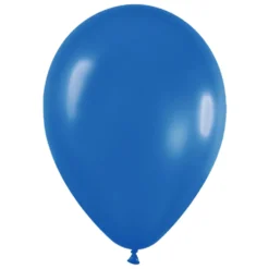 Pack de 100 Globos Azul Metalizado 12cm