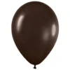 Pack de 100 Globos Chocolate Metalizado 12cm