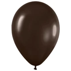 Pack de 100 Globos Chocolate Metalizado 12cm
